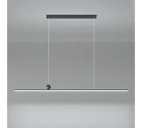 Lámpara colgante LED minimalista - Lámpara colgante lineal para comedor, cocina, oficina y restaurante - Diseño moderno y elegante, iluminación de tira larga para decoración del hogar Beauty Comes