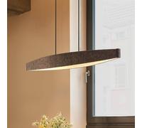 Lámpara colgante LED OSRAM Decor Flat Felt, gris, fieltro, 3000 K True