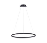 Lámpara Colgante LED Para Mesa De Comedor Regulable Gris Oscuro Ø60 cm 52 W