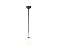 Lámpara colgante LED Paulmann Gove IP44, 9 W, negro mate/satinado | Protección IP44 contra salpicaduras, temperatura de color de 3000 K, diseño elegante, montaje suspendido