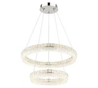 Lámpara colgante LED redonda Laurel (60 W, Blanco cálido)