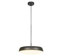 Briloner - Lampara techo colgante LED con luz blanco cálido, 14,5W, 1800lm, lamparas colgantes de techo, isla cocina, comedor, salón, 35 x 120 cm, Bronce Antracita metalizado