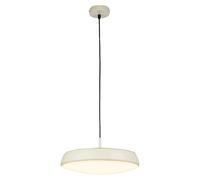 Lámpara colgante LED redonda Nala (14,5 W, Ø x Al: 35 x 120 cm, Gris/Café, Blanco cálido)