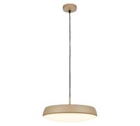 Lámpara colgante LED redonda Nala (14,5 W, Ø x Al: 35 x 120 cm, Antracita/Macchiato, Blanco cálido)
