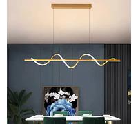 Lámpara Colgante LED Regulable Moderna para Comedor, Isla de Cocina de Altura Ajustable, lámpara de Techo con Control Remoto, Elegante diseño en Espiral, lámpara de araña acrílica, Elegante