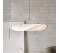 Lámpara colgante LED Tense de New Works, Ø 70 cm, blanca