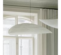 Lámpara colgante LED Tense de New Works, Ø 90 cm, blanca EC:EPREL:882923