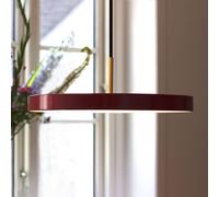 Lámpara colgante LED UMAGE Asteria mediana, color rojo latón EC:EPREL:887411