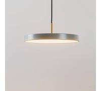 Lámpara colgante LED UMAGE Asteria Mini, verde claro/latón, Ø 31 cm EC:EPREL:887705