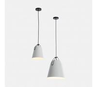 Lámpara colgante LEDS-C4 Napa, Ø 28 cm, gris