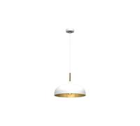 Lámpara colgante LINCOLN WHITE/GOLD 1xE27 35cm MLP8031