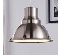 Lámpara colgante Lindby Letty, Ø 39 cm, color níquel, metal, E27