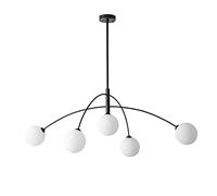 Lámpara Colgante Lineal Ajustable con proyección de Estrellas, LED Regulable Moderna, para Isla de Cocina, Color Dorado, 100 x 120 cm (39 x 47 Pulgadas)