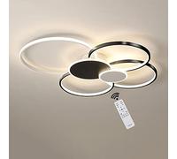 Lámpara Colgante Lineal de Resina de Cobre Negro para Comedor, lámparas Colgantes LED Blancas Regulables, lámparas para Mesa de Billar, lámpara de Isla de Cocina (120 cm)