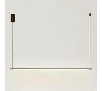 Lámpara colgante lineal Lámpara de techo minimalista LED Isla de cocina Iluminación accesorio tira larga Iluminación de mesa de comedor Oficina Restaurante Decoración de tienda Candelabros colgantes