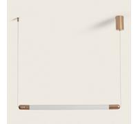 Lámpara Colgante Lineal LED 2.5W Metal y Cristal Harold