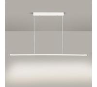 Lámpara colgante lineal LED para mesa de comedor, luz colgante, lámpara de araña minimalista, luminaria de techo, lámpara de araña colgante de altura ajustable para isla de cocina, oficina, tienda