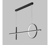 Lámpara colgante lineal moderna Lámpara de techo LED Lámpara de techo Accesorio de iluminación para comedor con foco Lámparas colgantes nórdicas para restaurante Dormitorio Cocina Isla Luces LWX