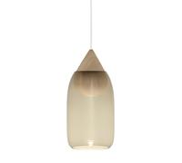 Lámpara Colgante Liuku de Madera de Tilo/ahumado