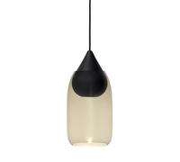 Lámpara Colgante Liuku de Madera de Tilo Negro /ahumado