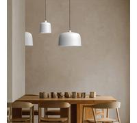 Lámpara colgante Luceplan Zile blanco mate, Ø 40 cm