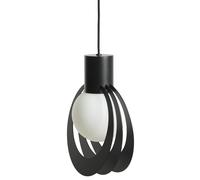 Woud Lámpara colgante Lunar medium Black