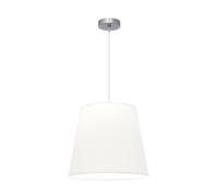 Lampara colgante maldivas 1xe27 cromo/blanco reg.40d de fabrilamp.