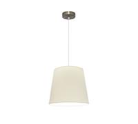 Lampara colgante maldivas 1xe27 cuero/beis reg.35d de fabrilamp.