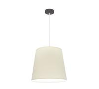 Lampara colgante maldivas 1xe27 marron/beis reg.40d de fabrilamp.