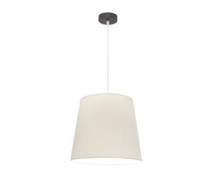Lampara colgante maldivas 1xe27 marron/sancho reg.40d fabrilamp.