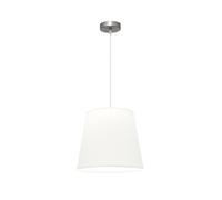 Abrila Maldívas Níquel / Blanco - Colgante Clásico 1Xe27 35 Cm