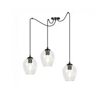 Lámpara colgante maranto transparente 3 luces marca wonderlamp