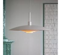 Lámpara colgante Markslöjd Piny, blanca, Ø 57 cm, metal, E27