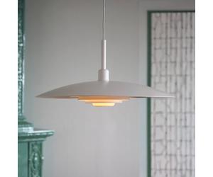 Lámpara colgante Markslöjd Piny, blanca, Ø 57 cm, metal, E27