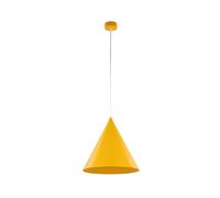 Lámpara Colgante Metal Ø 32CM H: Máx. 165 CM Amarillo E27 Retro Mesa de Comedor