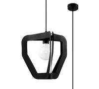 Lámpara Colgante Metal Negro B: 33 CM T: 130 Moderno E27 Pendelleuchte Comedor