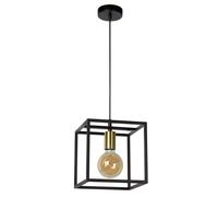 Lámpara Colgante Metal Negro Cocina Salón E27 B: 22 CM Pendelleuchte Comedor