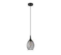 Lámpara Colgante Metal Negro Moderno E27 Gelada Elegante Alambre Cocina Comedor