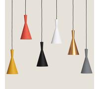 LEDKIA LIGHTING Lámpara Colgante Metal Tri Lennon Dorado E27