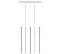 Lámpara Colgante Minimalista Blanca 4x G9 Cocina Mesa De Comedor PETERA