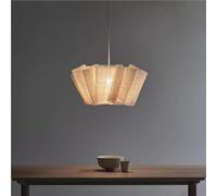 Lámpara colgante Modern Contemporary Farmhouse Style Antique Zen Fabric Adjustable Chandelier Bedroom Living Room Corridor Dining Hanging Light E26/E27 Base Pendant Lamp for Coffee