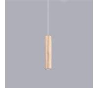 Lámpara Colgante Modern Creativity, Luminaria Led Lineal Regulable de Madera para Dormitorio, Comedor E Isla de Cocina (Nogal 3000K)/Madera 3000K