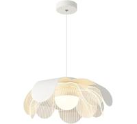 Lámpara Colgante Moderna de Flores de Espectro Completo: una lámpara Que cuida la Vista para Dormitorio y Cocina.