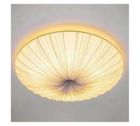 Lámpara Colgante Moderna de Tela Estilo nórdico con Forma de platillo Volante, Ideal para salón, Comedor, Dormitorio o Restaurante. Lámpara de Techo LED (lámpara de Techo, 120 cm de diámetro