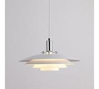 Lámpara colgante moderna PH5, lámpara de techo blanca, luces colgantes nórdicas con pantalla de paraguas de metal, accesorio de iluminación para isla de cocina, mesa de comedor, lámparas de suspensión