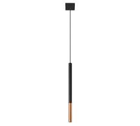 Lámpara colgante Mozaica 1 negro/cobre