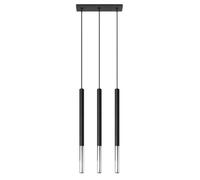 Sollux Lighting Mozaica lámpara colgante 3x40 W negro-cromo SL.0886