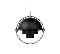 Lámpara Colgante Multi-Lite Cromo y Negro