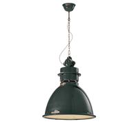 Lámpara Colgante Negra De Cerámica Ø 50 Cm Grande Hecha A Mano Vintage E27