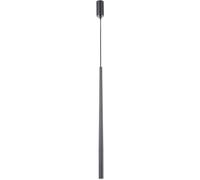 Lámpara Colgante Negra De Metal Cilíndrica G9 Minimalista Para Cocina